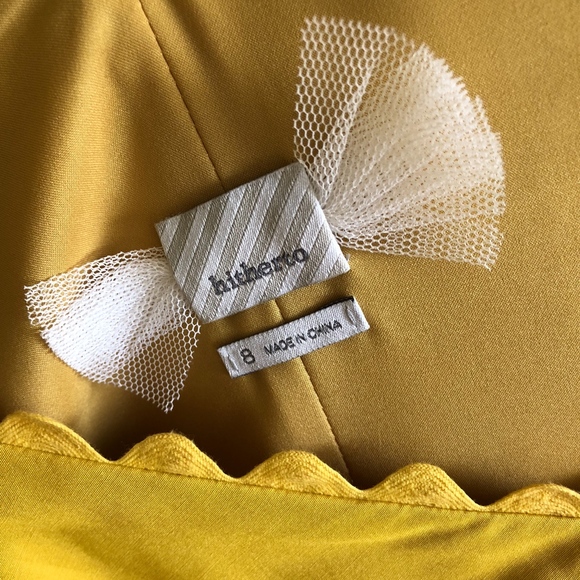 Anthro BHLDN Calliope Mustard Dress by Hitherto - Picture 6 of 8